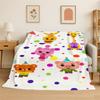 Coperta Morbida in Flanella Plim Plim Cartone Animato, Coperta Accogliente per Letto, Divano, Poltrona, Camera da Letto, Soggiorno, Viaggio, Picnic, Bambini, Campeggio