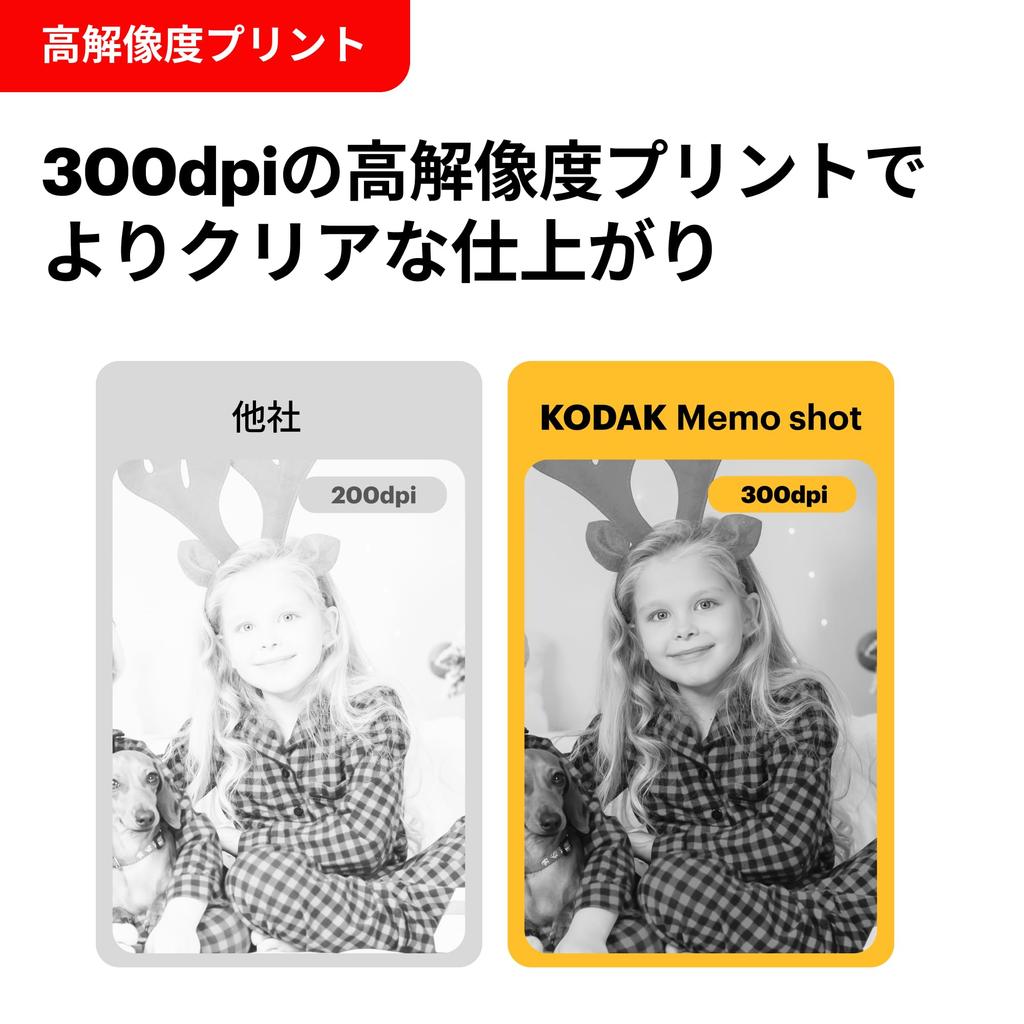 Kodak Memo Shot ERA Toy Instant Digital Camera with Label Printer (White, Camera Body + 10 Rolls)
