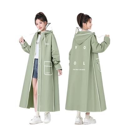 [Alaiyaky] Raincoat, Rain Suit, Long Length, Rain Wear, Rain Coat,