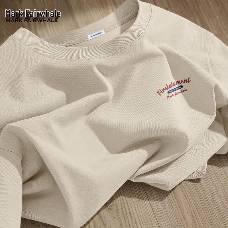 Mark Huafei Men s Pure Cotton Short Sleeve T-Shirt M