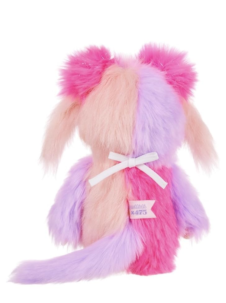 Monchhichi Shinako S Zuckerwatte SS Schlüsselanhänger mit großem Gesicht Einhorn Liebe Glücklicher Engel S Mädchen 3er Set