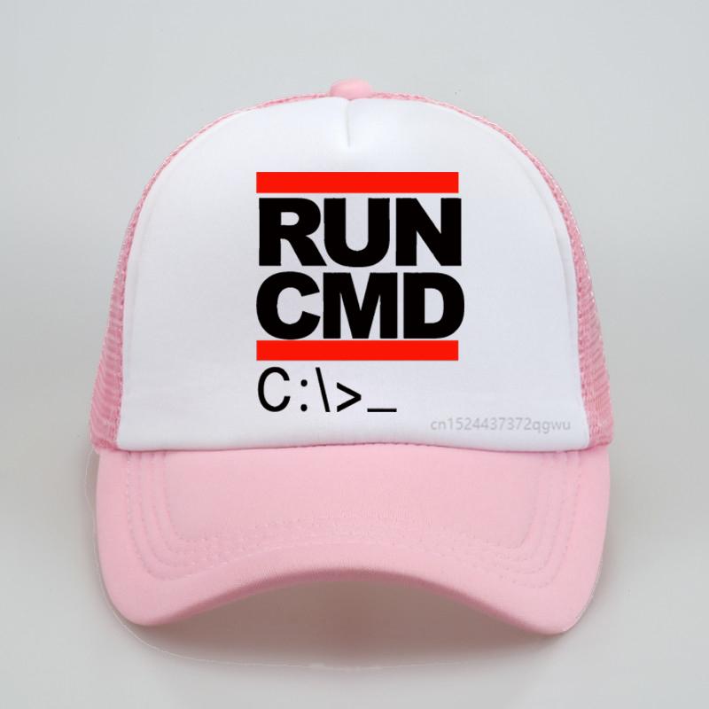 Unisex Mesh Breathable Caps Run Cmd Computer Programmer Baseball Cap Trending Graphic Summer Funny Birthday Gift Hats
