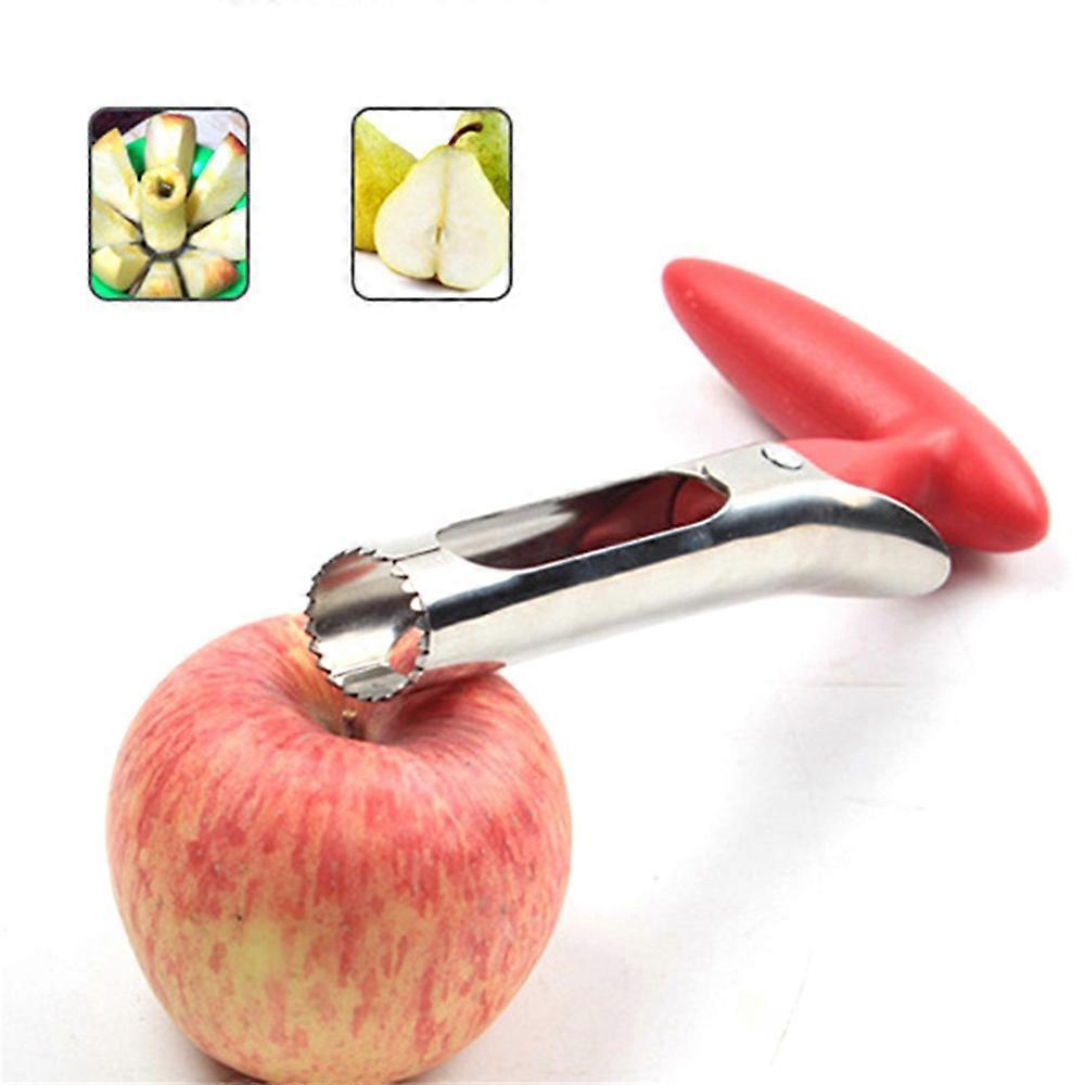 Stainless Steel Apple Corer,Multifunction Apple Corer Tool with Ergonomic Handle Less