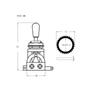 Black Tip 3 Way Switch Pickup Electric Guitar Selector Toggle