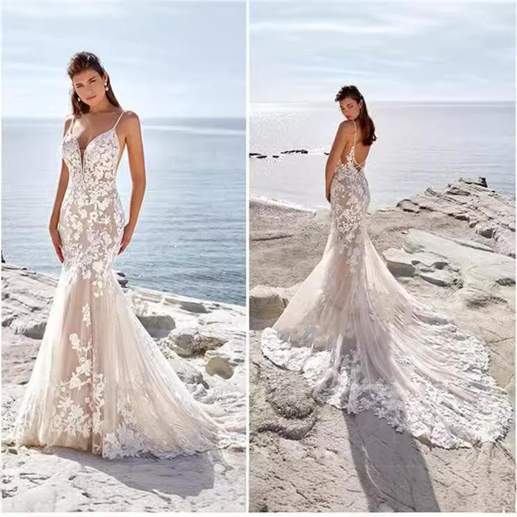 Light wedding dress women's high-end new niche light luxury banquet host advanced texture art test temperament celebrity dress skirt