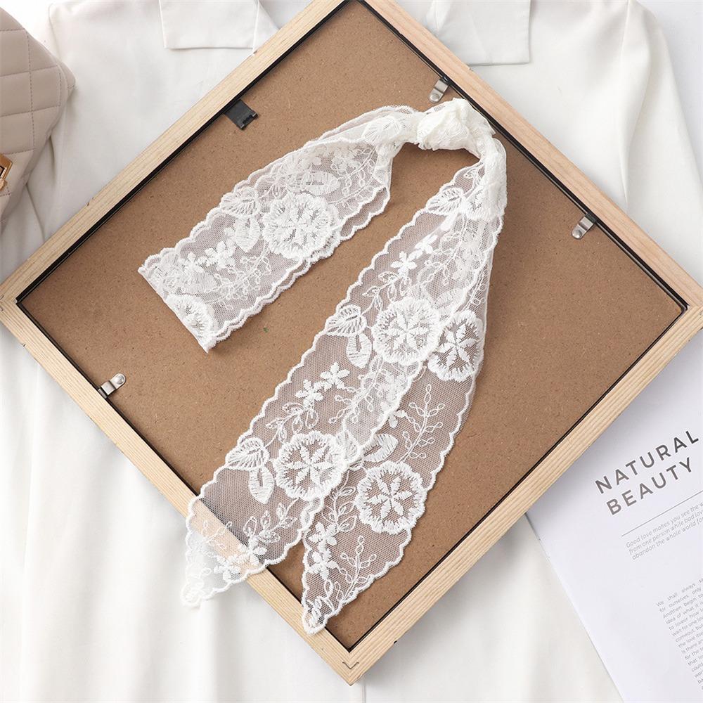 

Long Designer Neckerchief Soft Fashion Accessory Versatile Skinny Hair Band for Fashion Styling 08