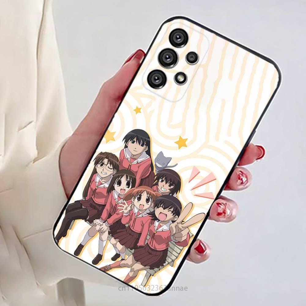 

KASUGA AYUMU Azumanga Daioh Чехол для телефона Samsung Galaxy A13,21s,22,31,32,52,53,71,80,A91 Мягкий черный корпус Samsung A51