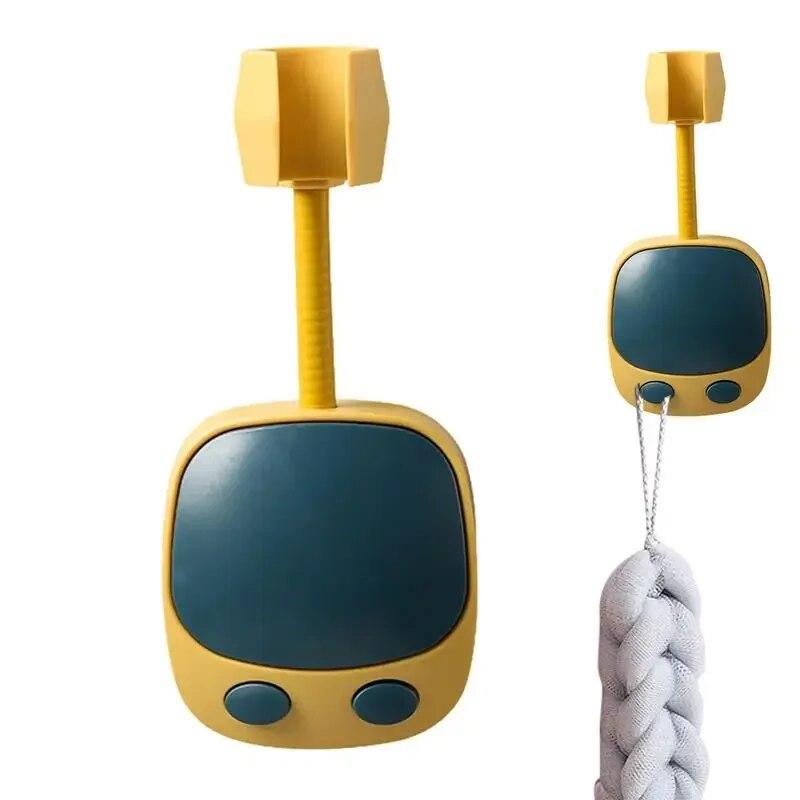 Adjustable 360° Swivel ABS Fixed Base Shower Stand Non-Suction Cup Shower Head Stand No Punch Bathroom Accessories