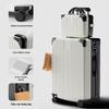 Women's Vintage Large-Capacity Trolley Suitcase - Durable, Stylish Travel Box with Zipper
