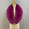 Custom Drop Shipping Fur Scarf Winter Warm Shawl Real Fox Raccoon Fur Collars