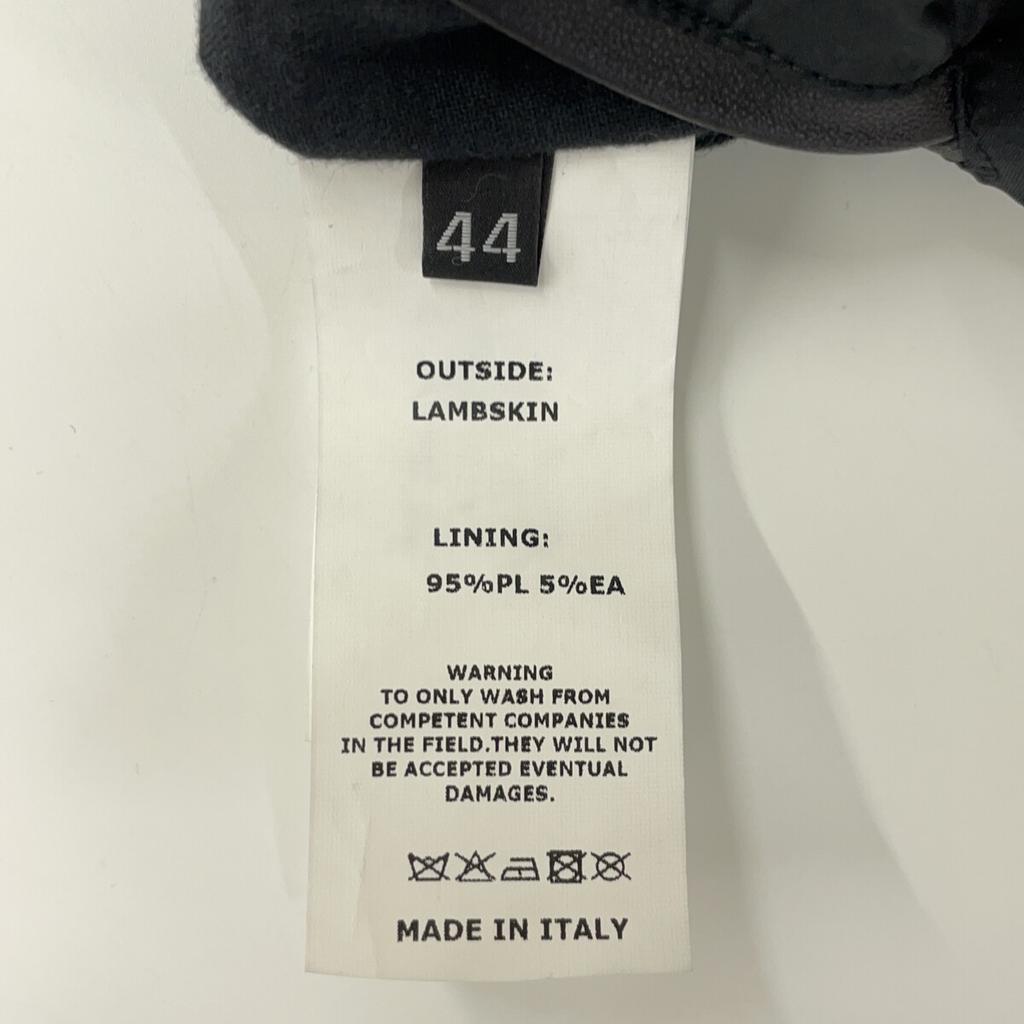 EMMETI BEAMS Exclusive VALLICO SP Black Single Riders Jacket 44 blackUsed
