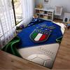Italy Football Crest Design Rug Non-slip Rug Suitable for Living Room and Bedroom Sofas.