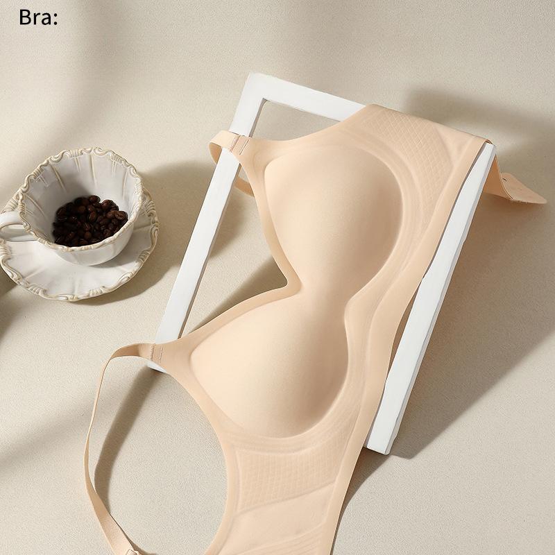 Unsichtbarer BH für Damen Weicher Stütz-Sammel-BH für Damen Anti-Hänge-BH Push-Up-BH