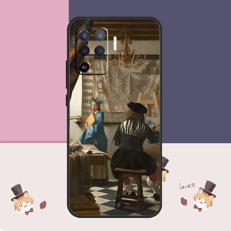 

Johannes Vermeer Case For Oppo A38 A58 A78 A98 A54 A74 A94 A18 A57 A17 A77 A80 A60 A40 A96 A76 A16 A15 A5 Pro OPPO A5 Pro 5G