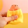Squeeze Toy Stress Relief Cup Novelty Popup Squirrel Squeezable TPR Toy Kids Interactive Prank Toy Office Desk Decors