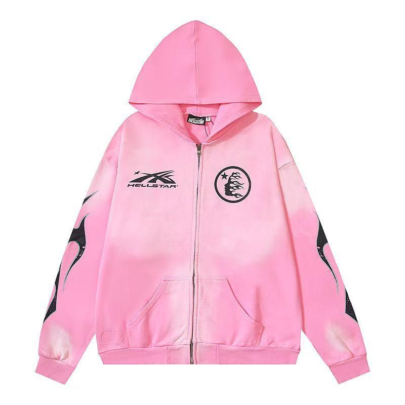 Mens Womens Oversized Hooded Sweatshirt Streetwear Vintage Washed Cotton Pullover Casual Long Sleeve