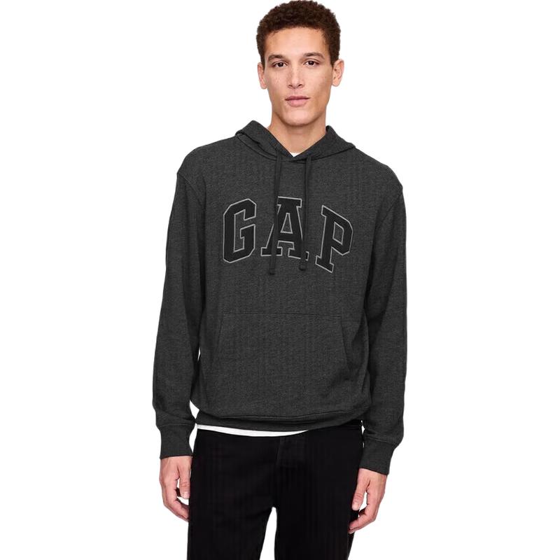 Gap Unisex 2025 Spring Applique Logo Hoodie