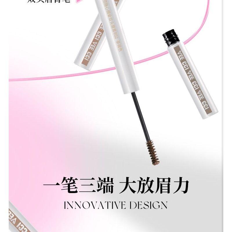 VEECCI - 3 In 1 Dual-Ended Browcara - 3 Colors