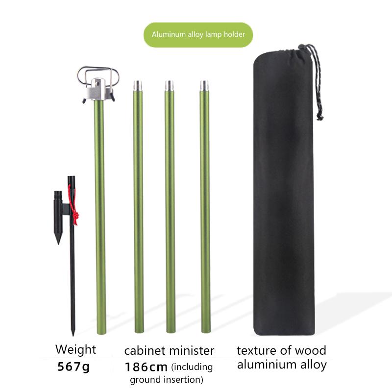 Camping Lantern Stand Detachable Lantern Hangers Portable Light Holder Telescopic Lighting Brackets Lamp Stand