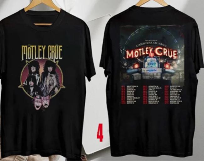 Motley Crue Carnival of Sins Tour 2026 US TShirt Unisex T-Shirt L