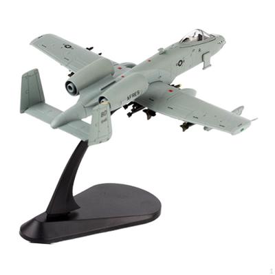 1/100 A10 Kampfjet Modellflugzeug Miniatur Schreibtischdekoration Sammlungsornament für Schlafzimmer