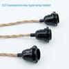 Pendant Light Cord Twisted Twine Rope Pendant Light Cord Farmhouse Lamp Cable E27 Extension Hanging Lamp Cable