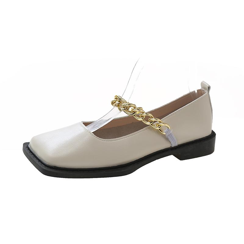 Fashion 2024 Autumn  Flat Heel Women Loafer Shoes Fahion Square Toe Slip On Shallow Ballerina Shoes Female Ballet Zapatos Muje