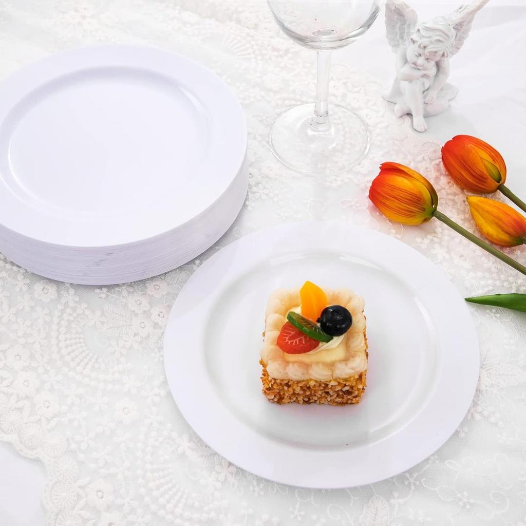 Macaron Color Solid Color Dinner Plate Set 9-inch Paper Plate Children's Birthday Party Decoration Supplies