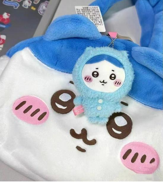 Chiikawa Usagi Hachi Velká hlava Tote Bag – Roztomilý dárek Ita Bag