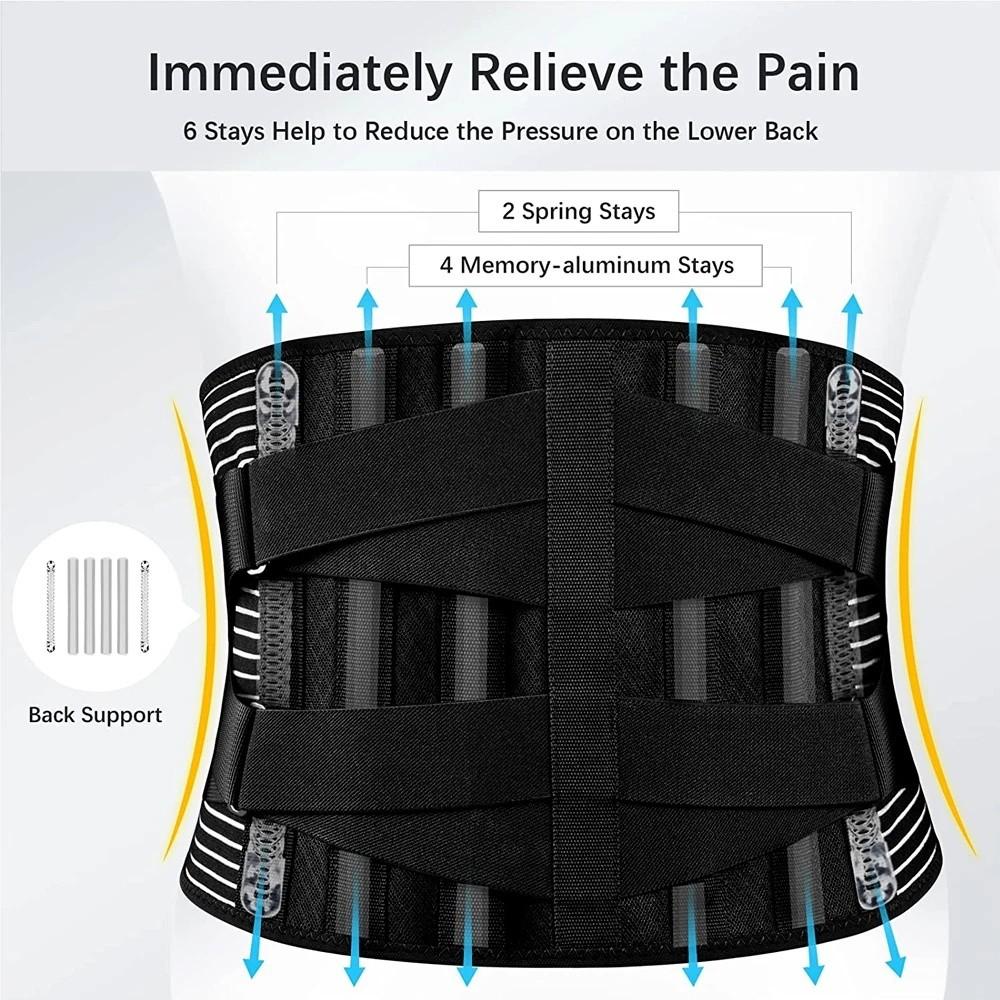 Breathable Back Support Belt Anti-Skid Waist Support Belts New Lower Back Brace