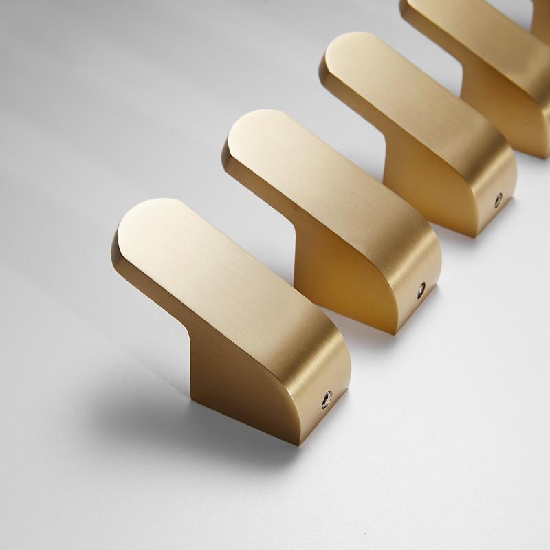 Brass Coat Hook Towel Robe Bathroom Hanger Gold Vintage Hooks For Wall Clothes Hanger