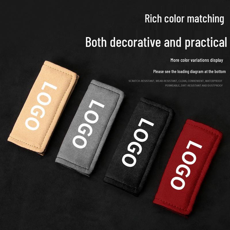 

Алькантара Перчатки на ручки автомобиля: Противоскользящая защитная обивка потолка и накладка на дверную ручку для модификации интерьера Gray / Suede / Single