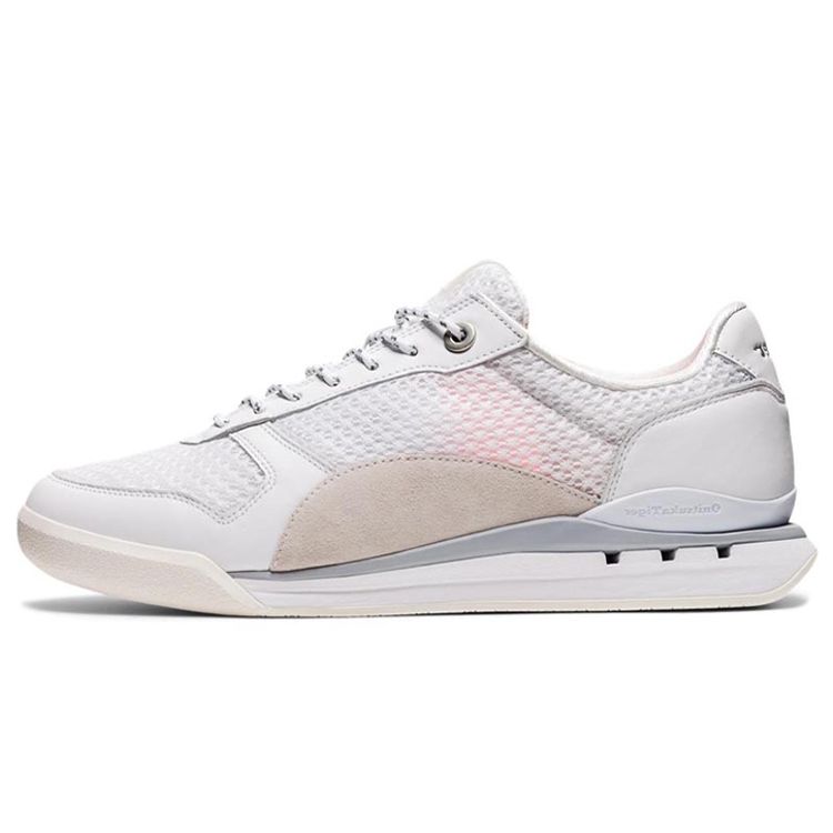 Onitsuka Tiger Ultimate 81 Mp Synthetic Leather Fabric Slip Resistant Durable Breathable Low Top Running Shoes Unisex sneaker Gray 1183B569-100
