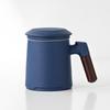 Ceramic Tea Mug with Lid and Filter