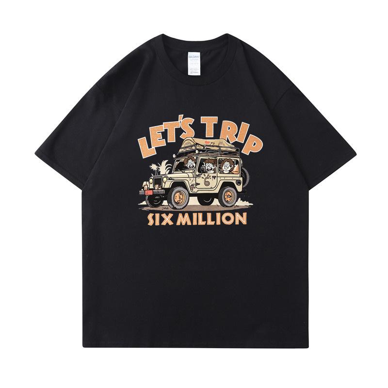 Sturniolo Triplets Let's Trip 6M Safari Hoodies Women Men Fashion Funny Casual  Y2Summer Cotton T-shirt