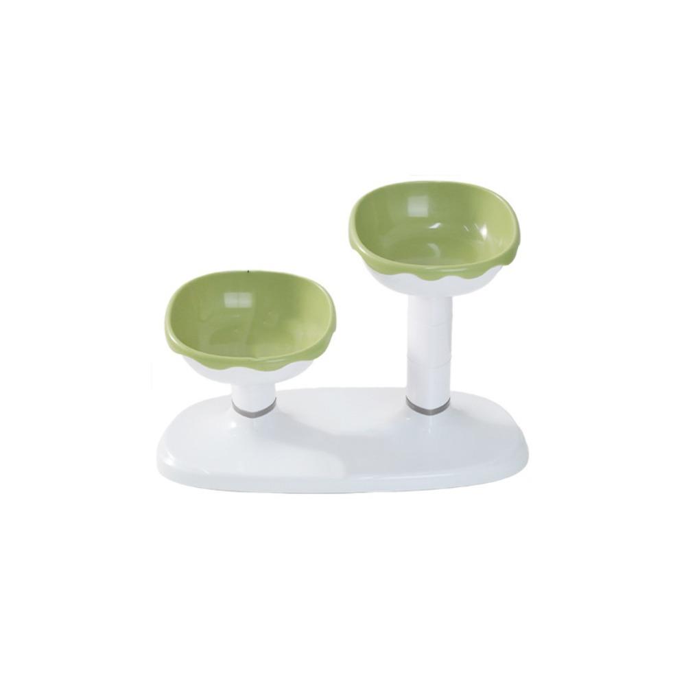 

Large Capacity Cat High Foot Bowl Adjustable Pet Drinking Feeder Pet Bowl Water Container