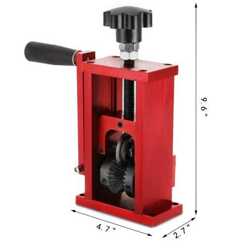 1.5-20mm Copper Wire Stripping Machine 1 blade Cable Stripper Scrap Metal Recycle Wire Stripping Tool Manual & Semi-automatic Red