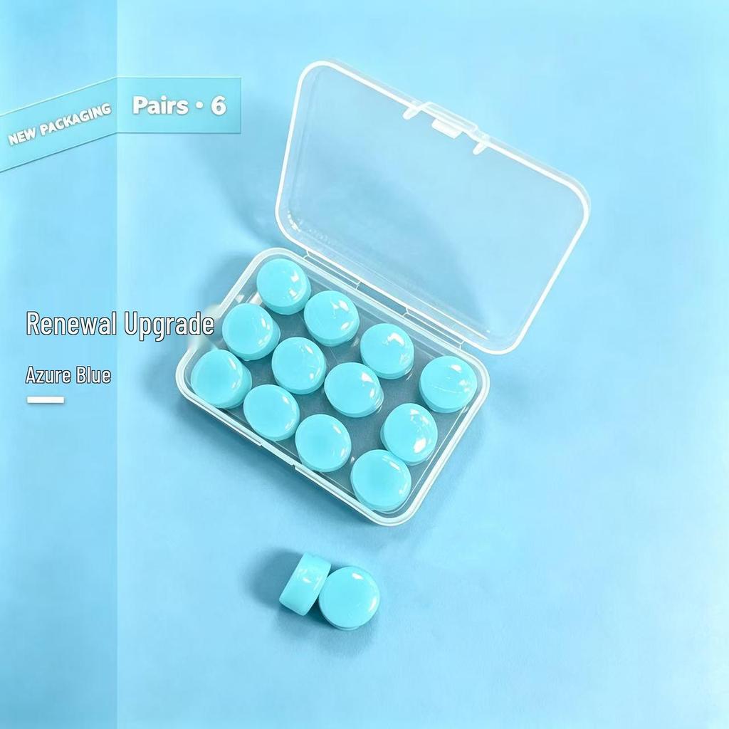 Multi-Purpose Silicone Earplugs: Waterproof Noise-Cancelling for Swimming, Sleeping, Studying, and Working.
