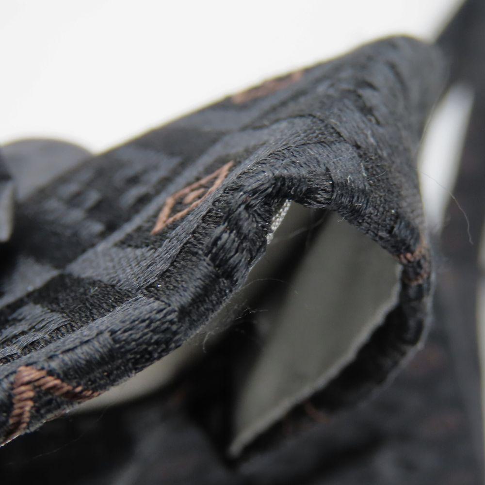 Used FENDI tie silk black Brown apparel
