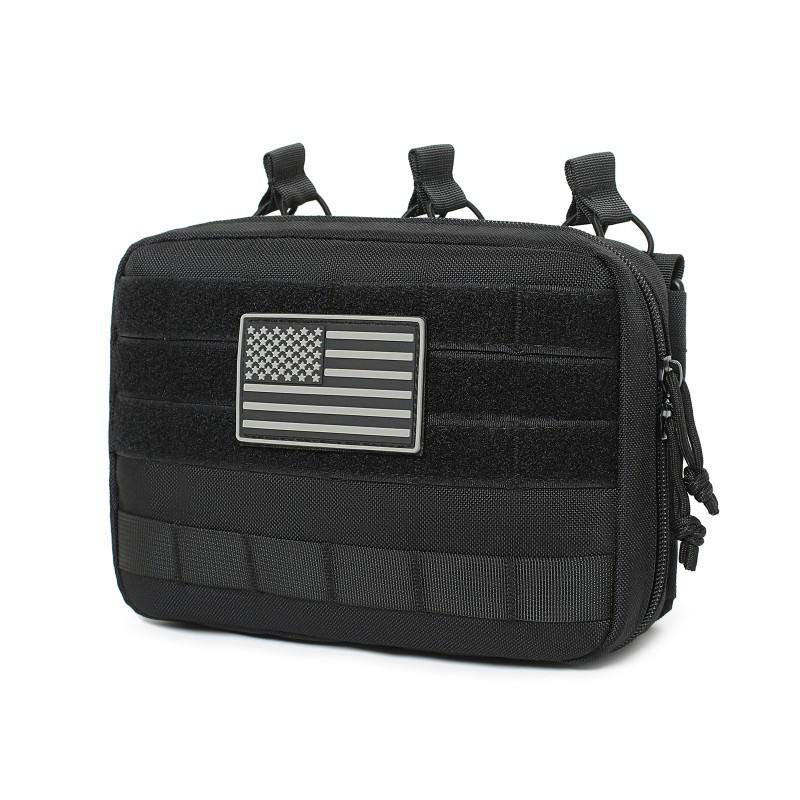 

Portable Edc Field Camping First-aid Tool Riding Storage Bag Outdoor Sports Multifunctional Medical чёрный