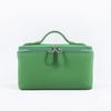 Handmade Cowhide Makeup & Toiletry Bag - Large Capacity, Portable Lipstick Storage