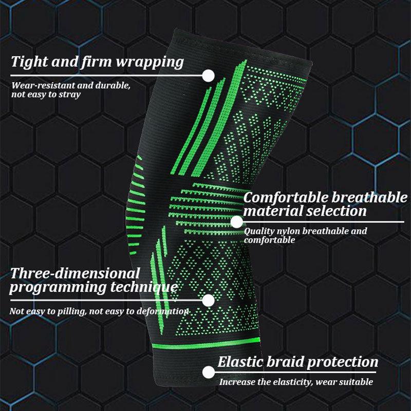 Elbow Support Gym Fitness Compression Elbow Brace Knitted Nylon Breathable Elbow Guard Golf Basketball Tennis Elbow Pad Support Sleeve
