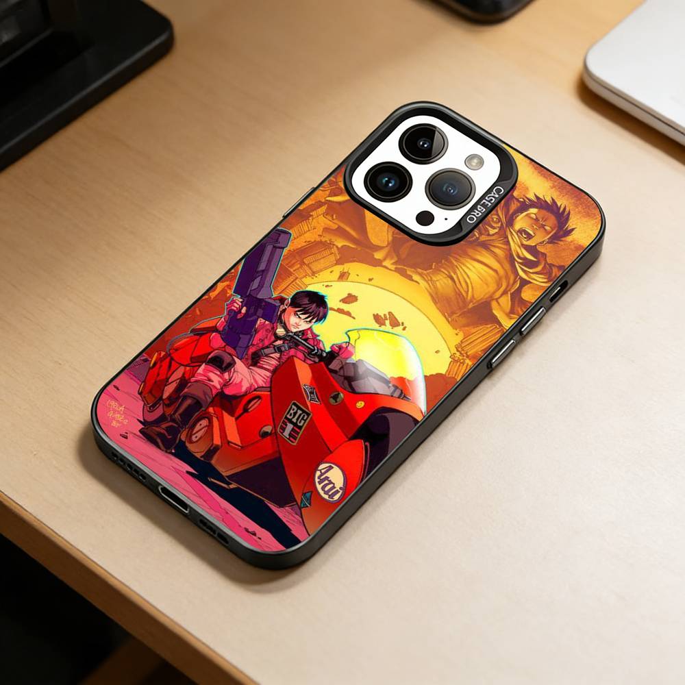 AA-Anime Akira Shotaro Kaneda  Phone Case For iPhone 17,16,15,14,13,12,11 Plus,Pro Max,XS,Colorful Silver Black Cover iPhone15