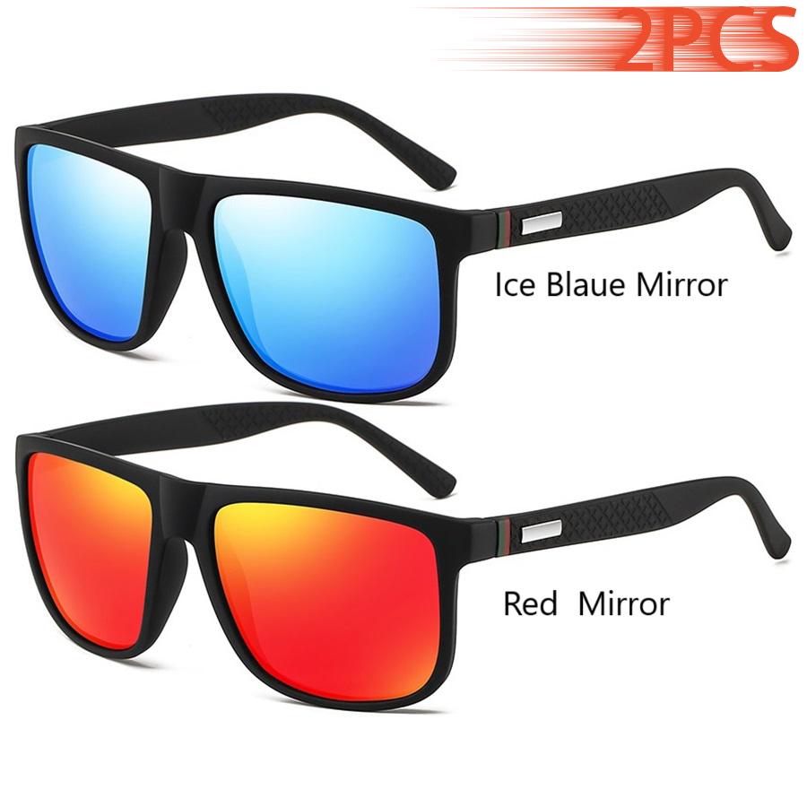 Stylish Retro Square Sunglasses Male Female Luxury Brand Design Men's Sun Eyeglasses Driving Fishing UV400 Eyewear Man