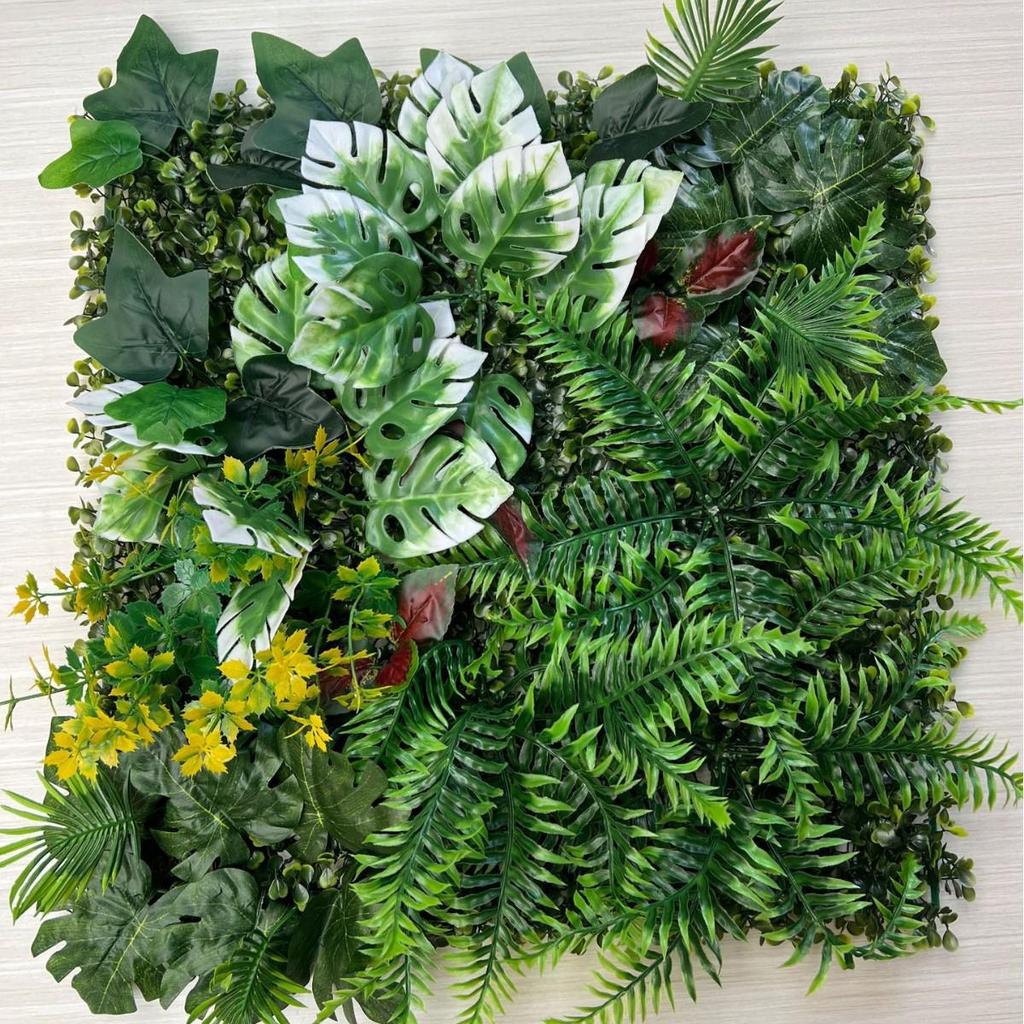 3D Bionic Plant Wall Decor - Indoor/Outdoor Artificial Greenery & Flowers