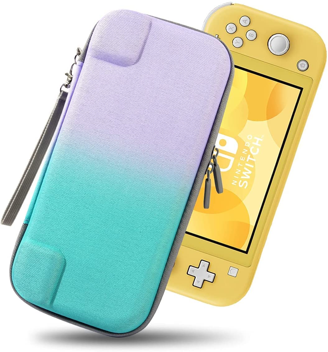 

Switch lite case Nintendo Switch lite case Emekon Gradient color carrying case Easy to Holds 10 game cards Full protection Strap included