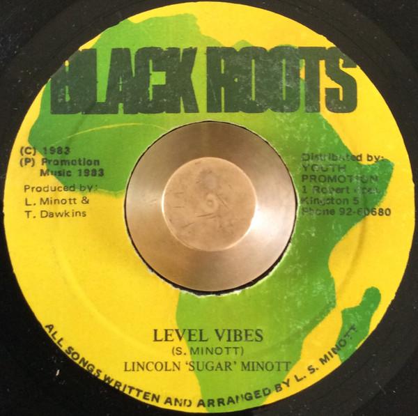 

7-дюймовая пластинка SUGAR MINOTT Level Vibes NONE Black Roots 1983 Ямайка Регги Ска Даб Б/у