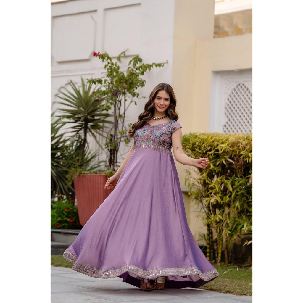 Paksiatni Designer Anarkali Gown Suit Indian BollywoodWedding Wear Salwar Kameez