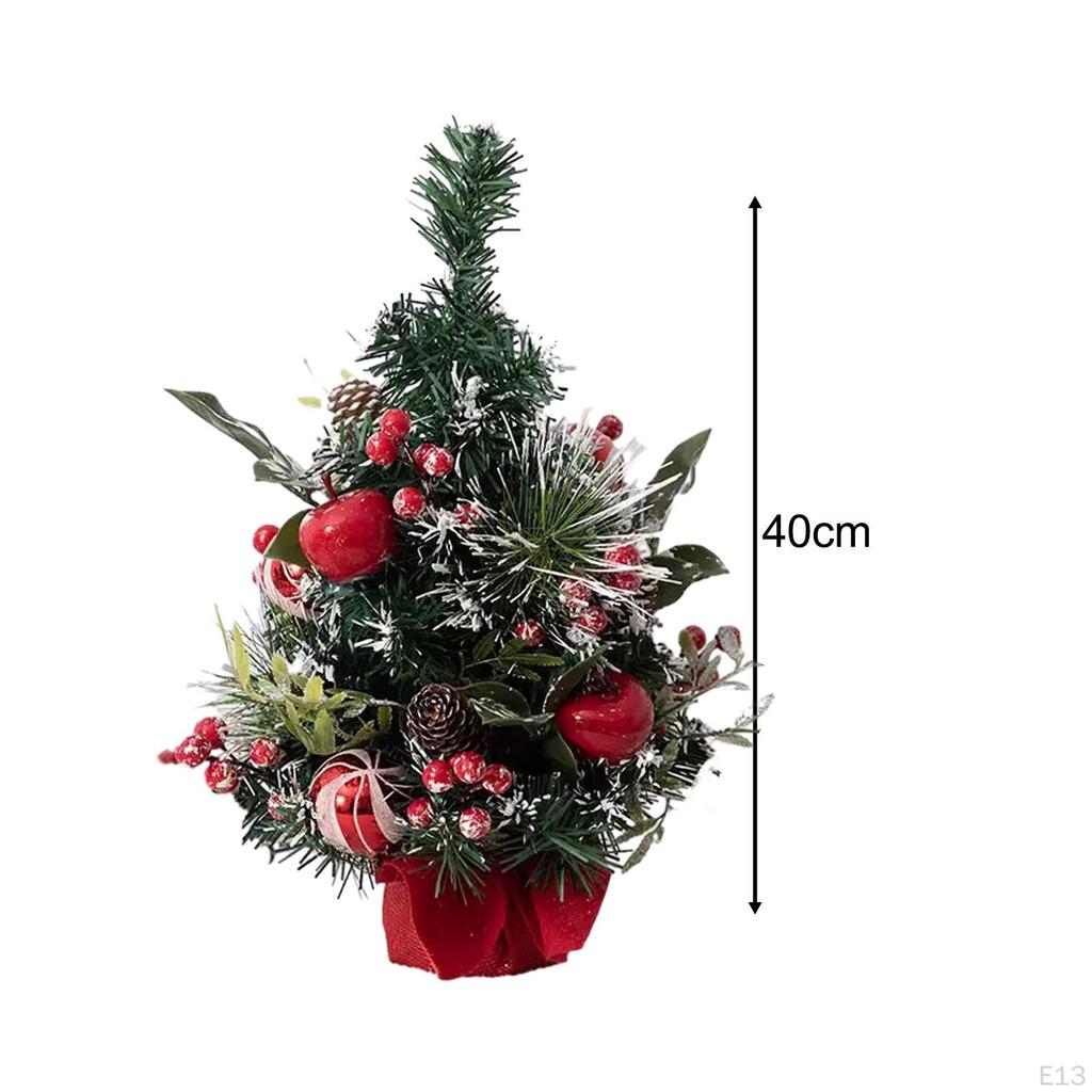 Artificial Christmas Tree Xmas Gifts DIY Desktop Decorations for Dining Table