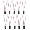 10Pcs Set Soft Male Light Bulb Connector Socket Holder for Car Bikes